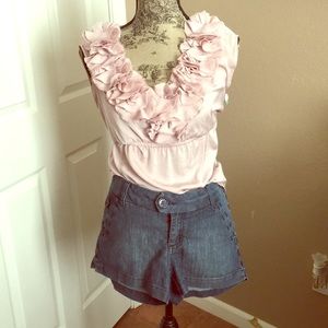 Boom boom shorts, 7 & H&M shirt size 6